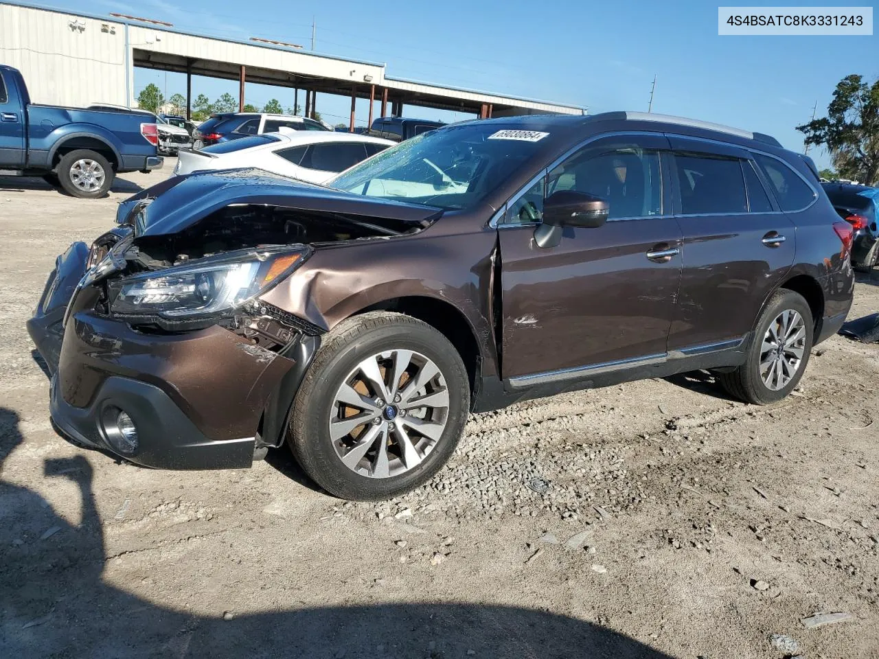 2019 Subaru Outback Touring VIN: 4S4BSATC8K3331243 Lot: 69030864