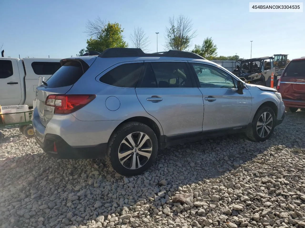 2019 Subaru Outback 2.5I Limited VIN: 4S4BSANC0K3304535 Lot: 69510244