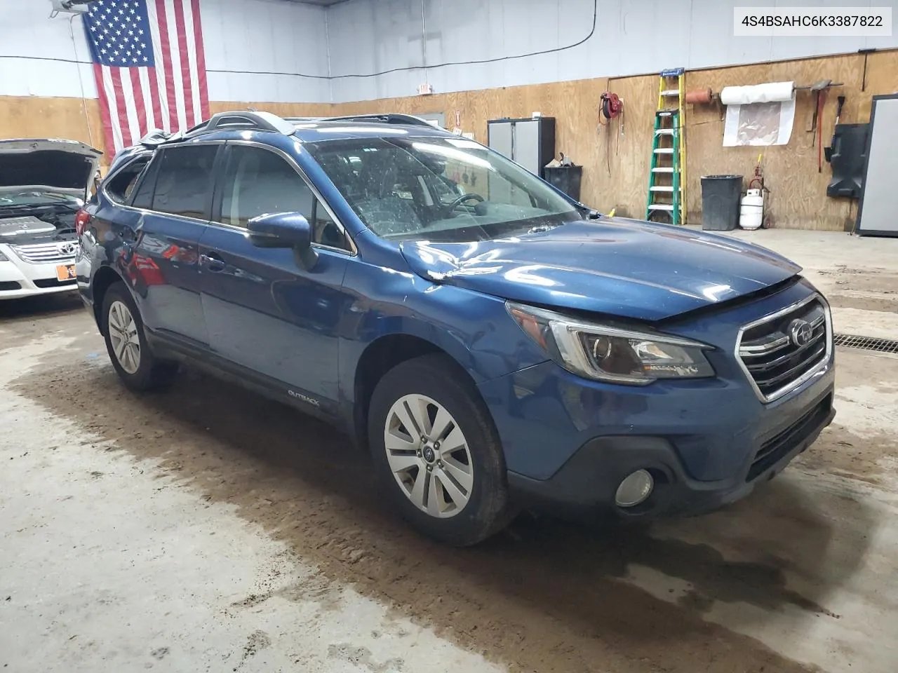 2019 Subaru Outback 2.5I Premium VIN: 4S4BSAHC6K3387822 Lot: 69700444