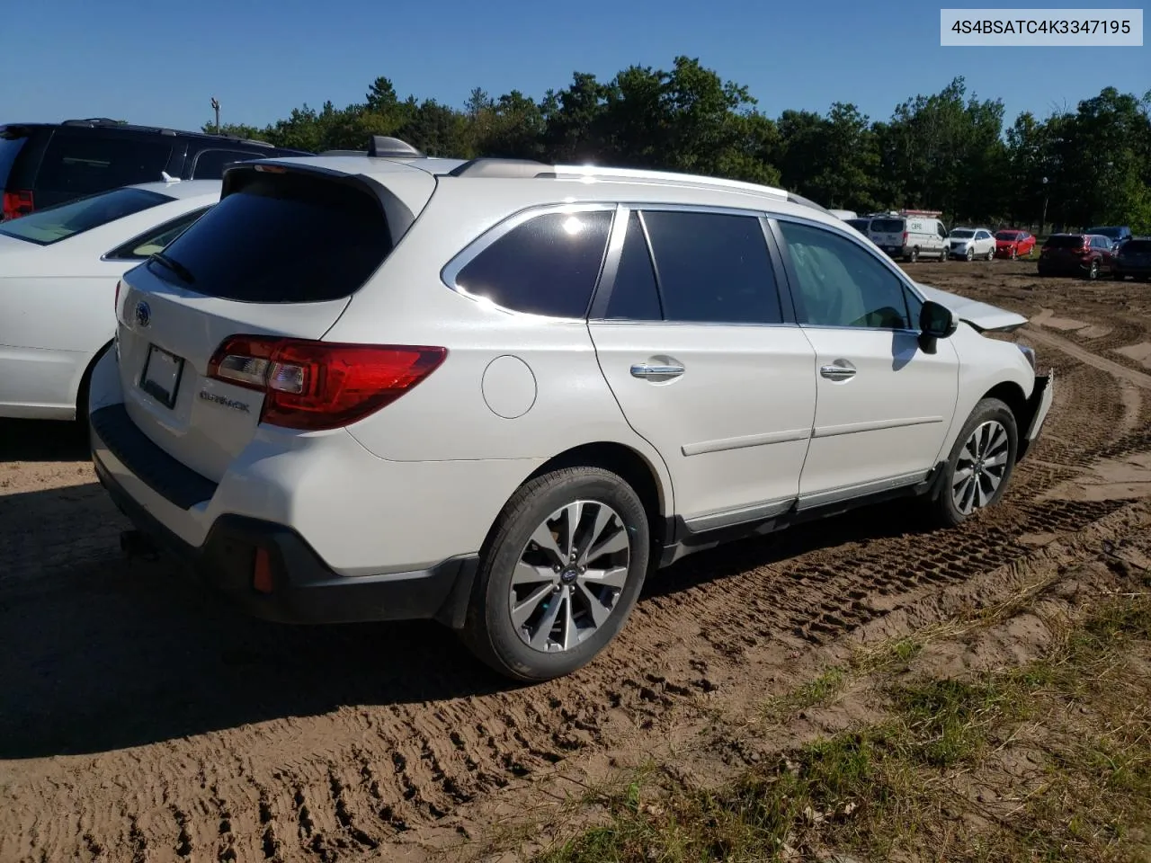 2019 Subaru Outback Touring VIN: 4S4BSATC4K3347195 Lot: 70204374