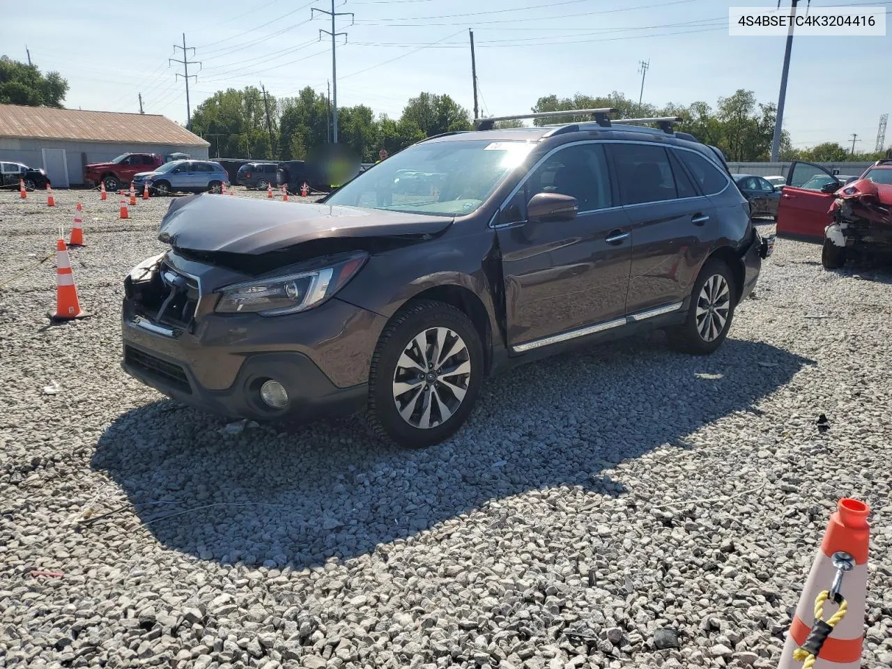 2019 Subaru Outback Touring VIN: 4S4BSETC4K3204416 Lot: 70769574