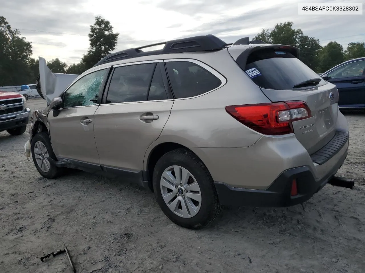 2019 Subaru Outback 2.5I Premium VIN: 4S4BSAFC0K3328302 Lot: 70772794