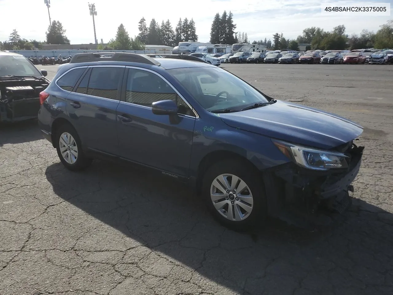 2019 Subaru Outback 2.5I Premium VIN: 4S4BSAHC2K3375005 Lot: 70914704