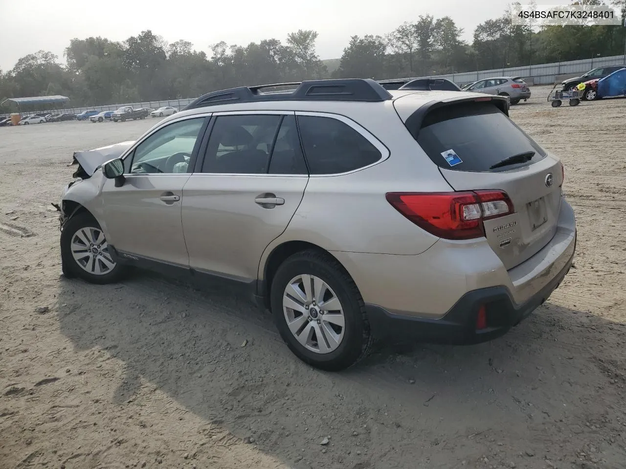 2019 Subaru Outback 2.5I Premium VIN: 4S4BSAFC7K3248401 Lot: 71037214