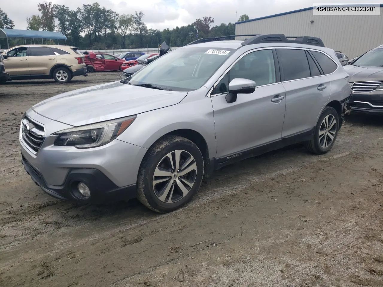 4S4BSANC4K3223201 2019 Subaru Outback 2.5I Limited