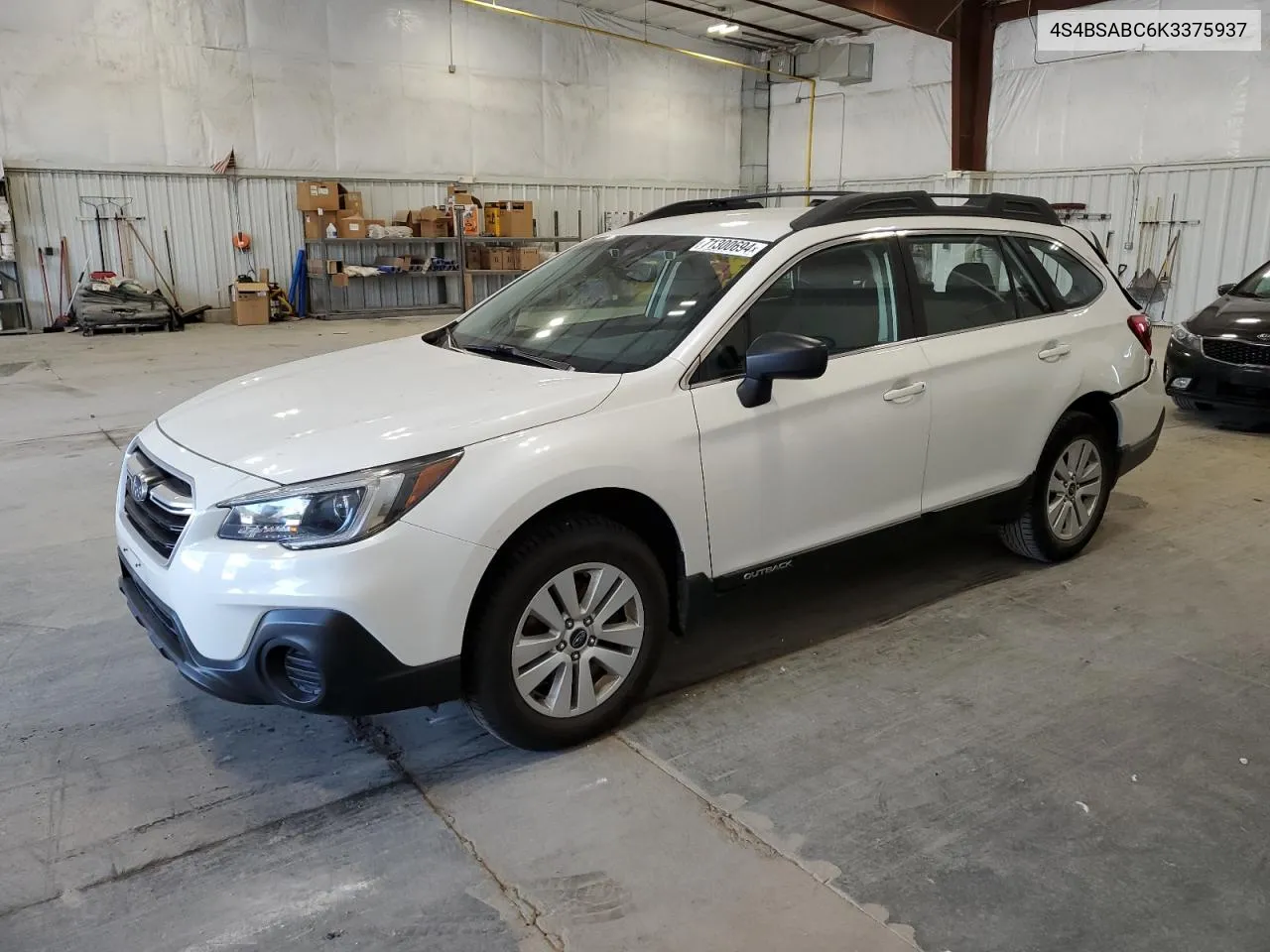 2019 Subaru Outback 2.5I VIN: 4S4BSABC6K3375937 Lot: 71300694