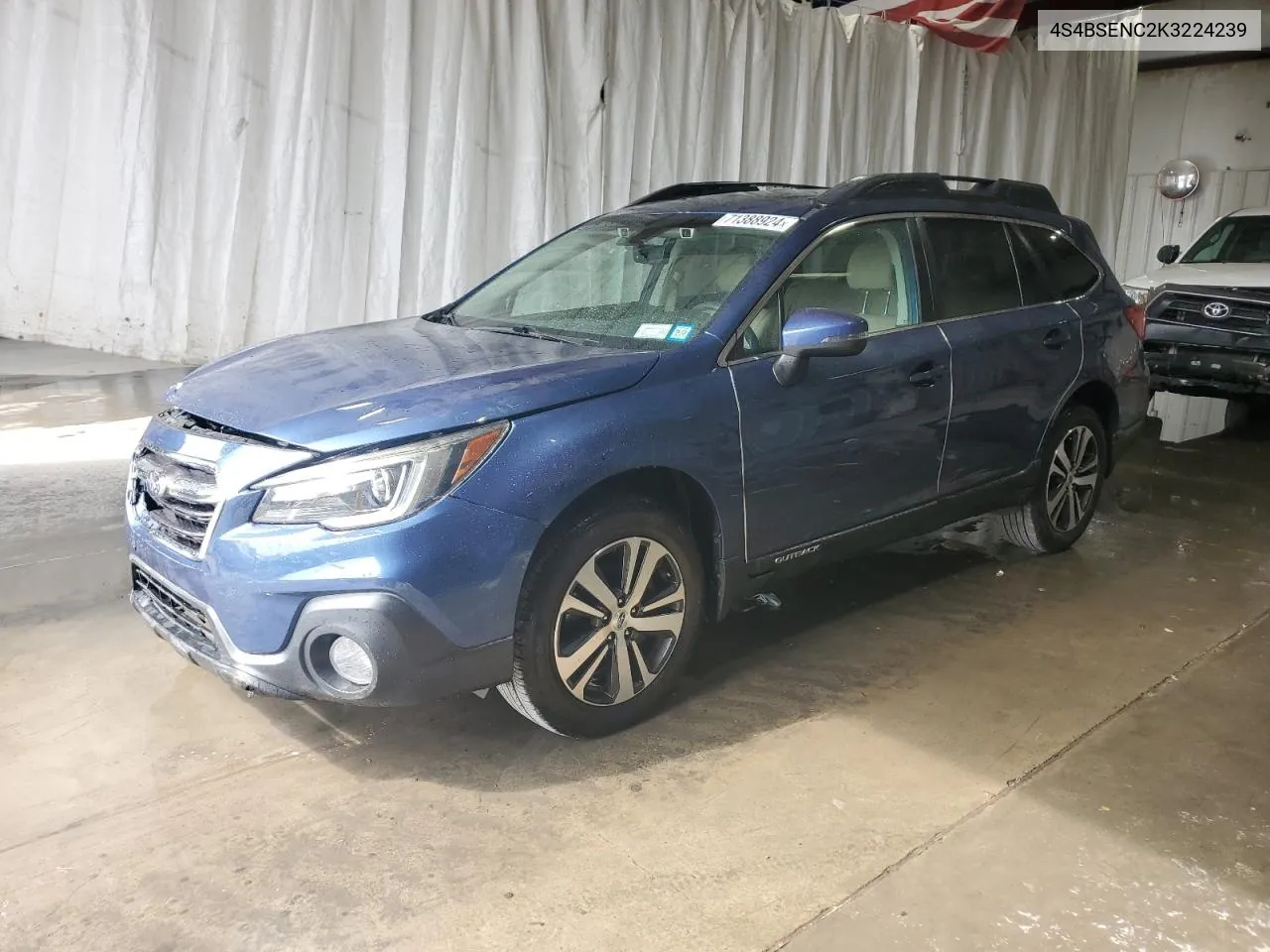 2019 Subaru Outback 3.6R Limited VIN: 4S4BSENC2K3224239 Lot: 71388924