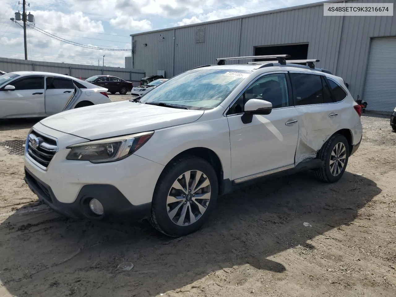 2019 Subaru Outback Touring VIN: 4S4BSETC9K3216674 Lot: 71574854