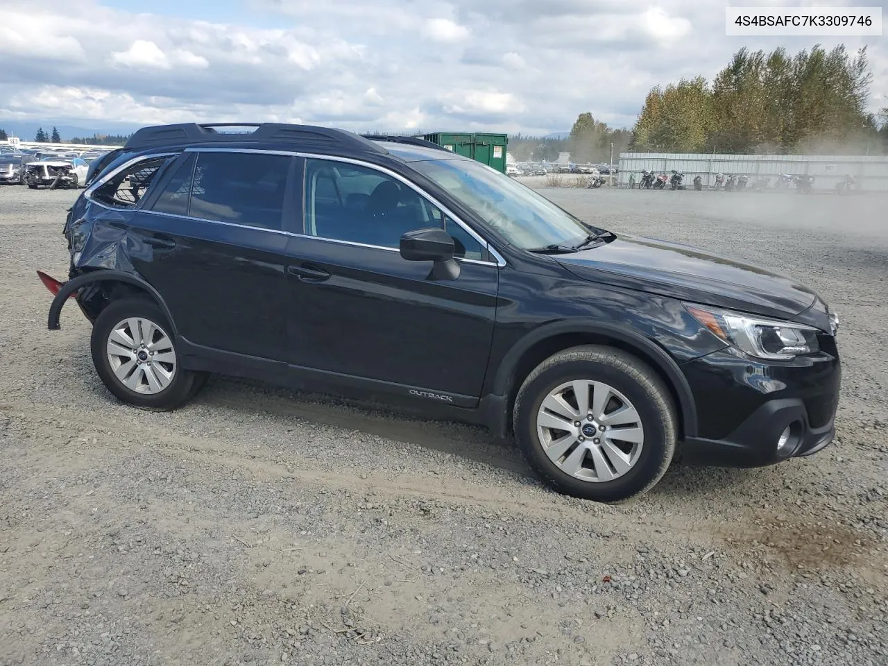 2019 Subaru Outback 2.5I Premium VIN: 4S4BSAFC7K3309746 Lot: 71772914