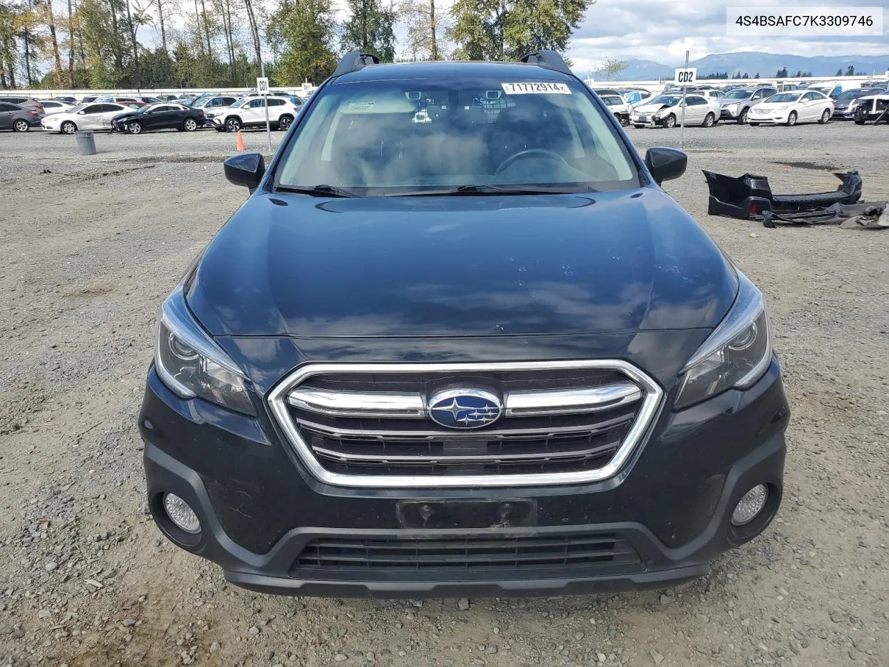 4S4BSAFC7K3309746 2019 Subaru Outback 2.5I Premium