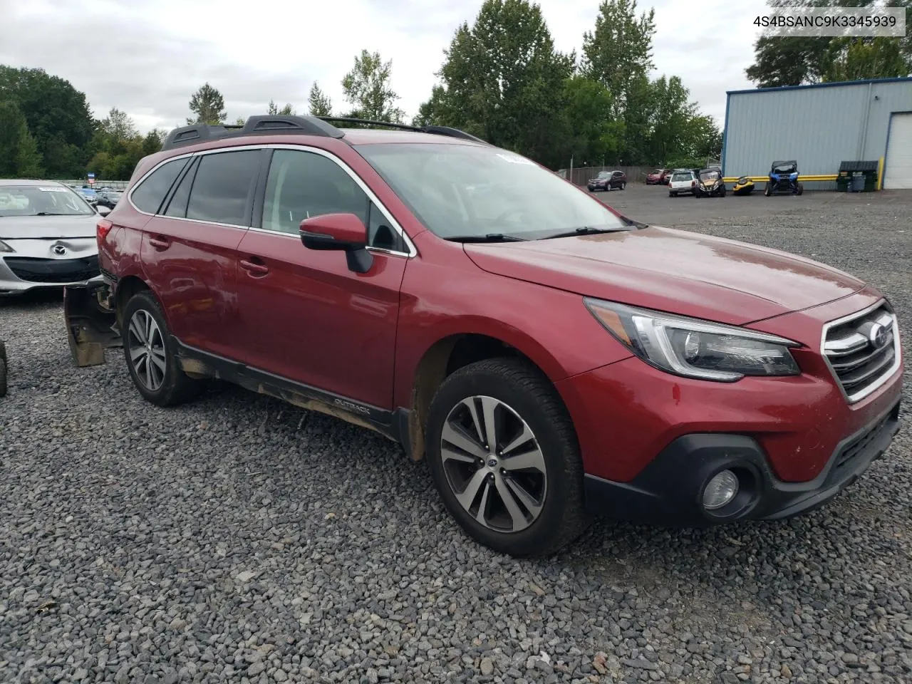 4S4BSANC9K3345939 2019 Subaru Outback 2.5I Limited