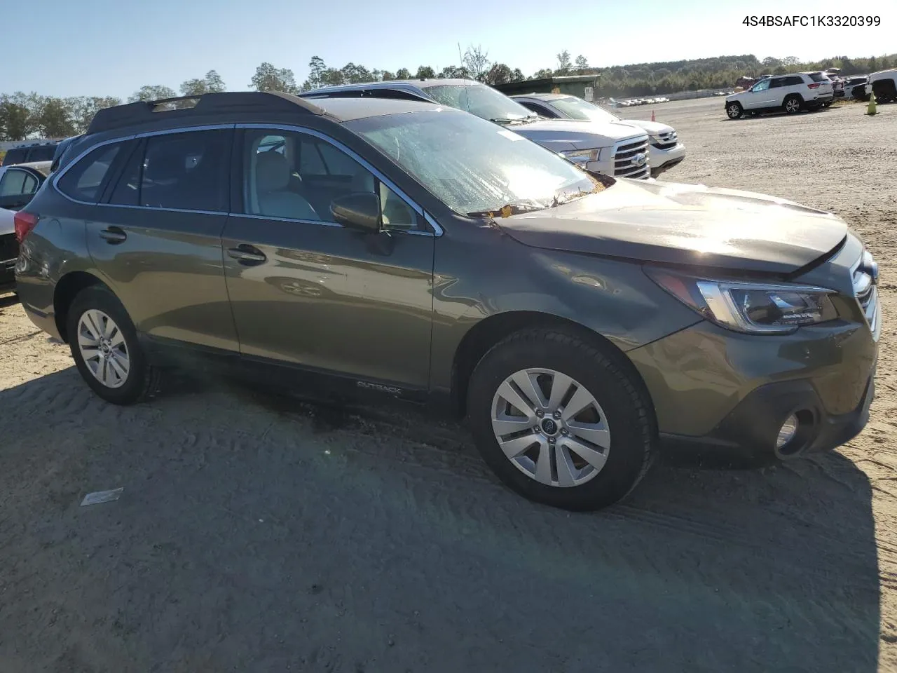 2019 Subaru Outback 2.5I Premium VIN: 4S4BSAFC1K3320399 Lot: 74006224