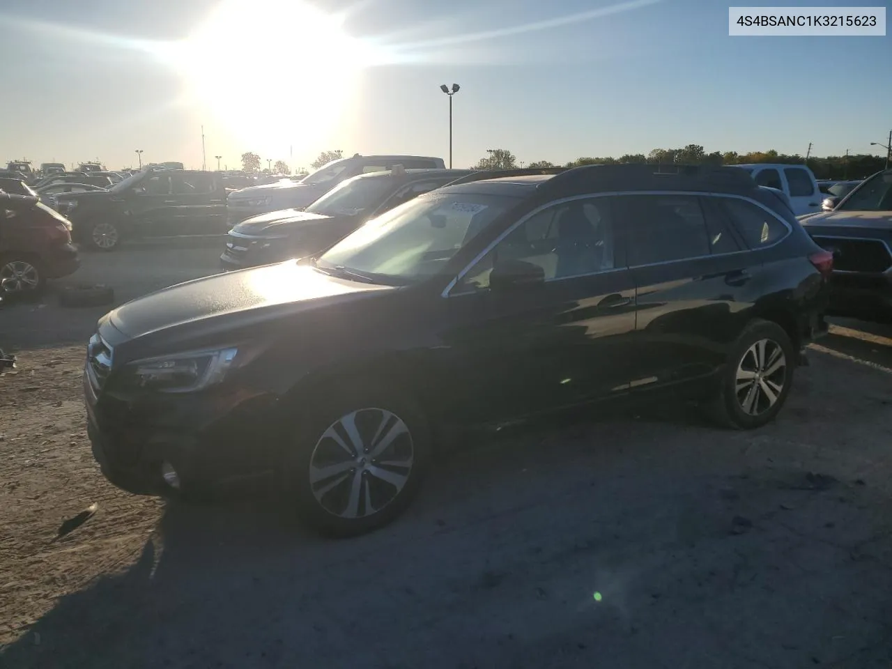 2019 Subaru Outback 2.5I Limited VIN: 4S4BSANC1K3215623 Lot: 74759154