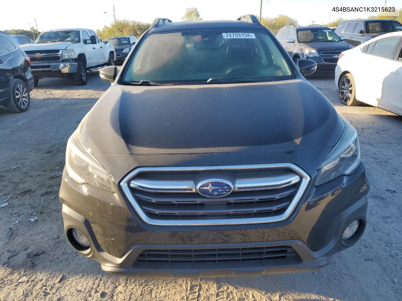 2019 Subaru Outback 2.5I Limited VIN: 4S4BSANC1K3215623 Lot: 74759154