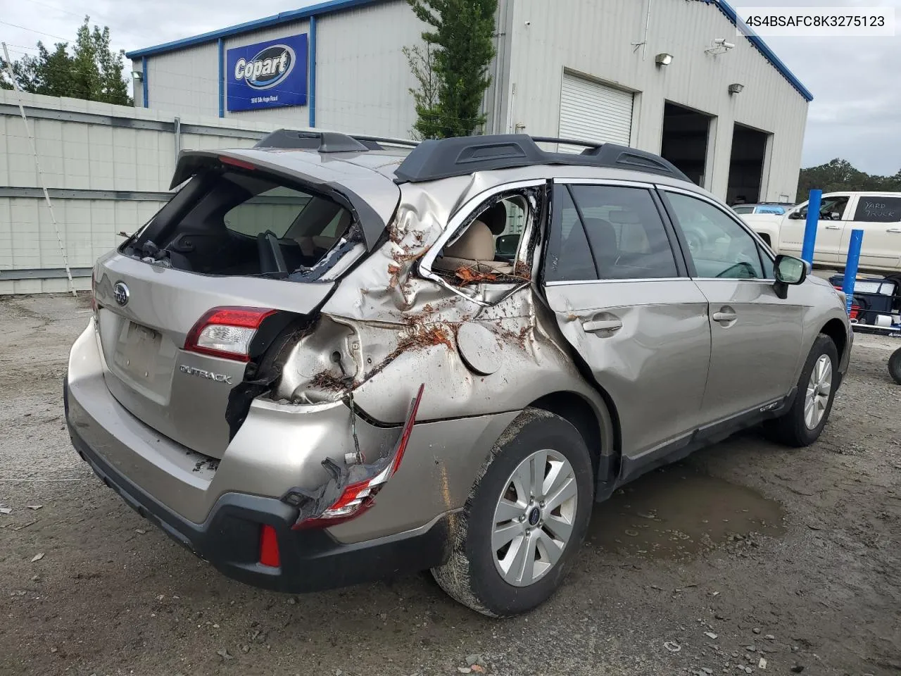 2019 Subaru Outback 2.5I Premium VIN: 4S4BSAFC8K3275123 Lot: 74803694