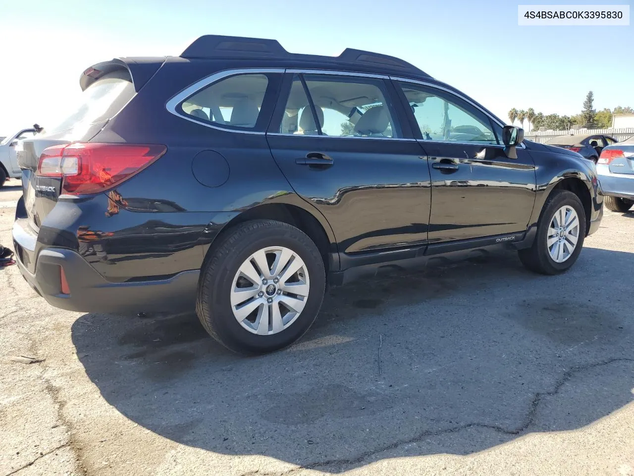 2019 Subaru Outback 2.5I VIN: 4S4BSABC0K3395830 Lot: 75603614