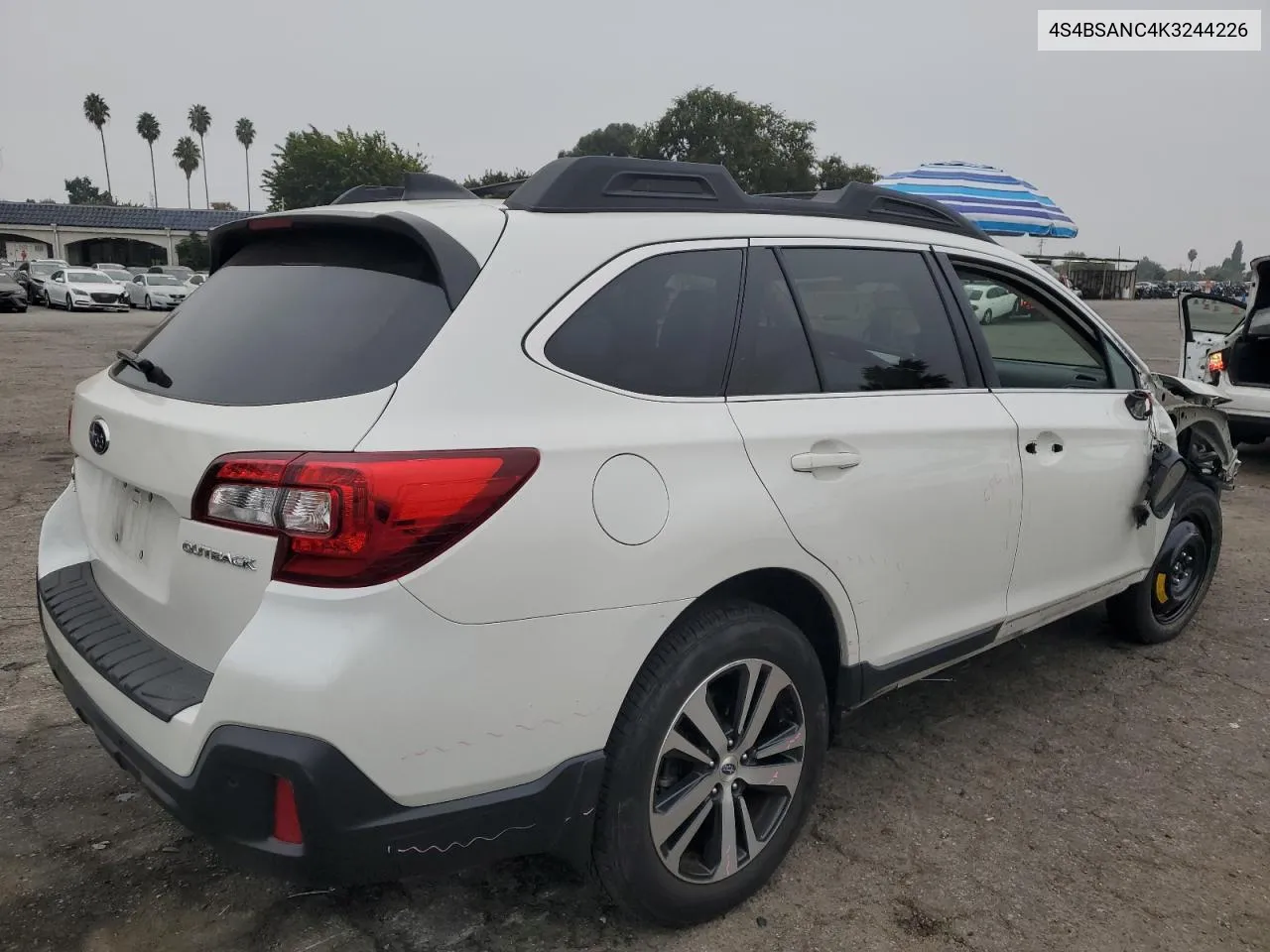 2019 Subaru Outback 2.5I Limited VIN: 4S4BSANC4K3244226 Lot: 75772804