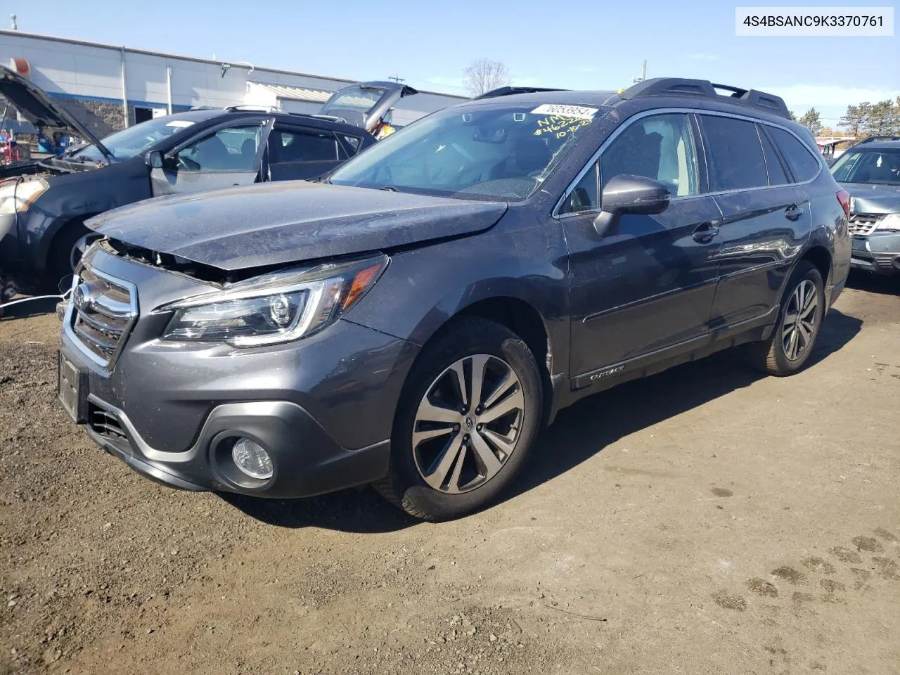 2019 Subaru Outback 2.5I Limited VIN: 4S4BSANC9K3370761 Lot: 76053954