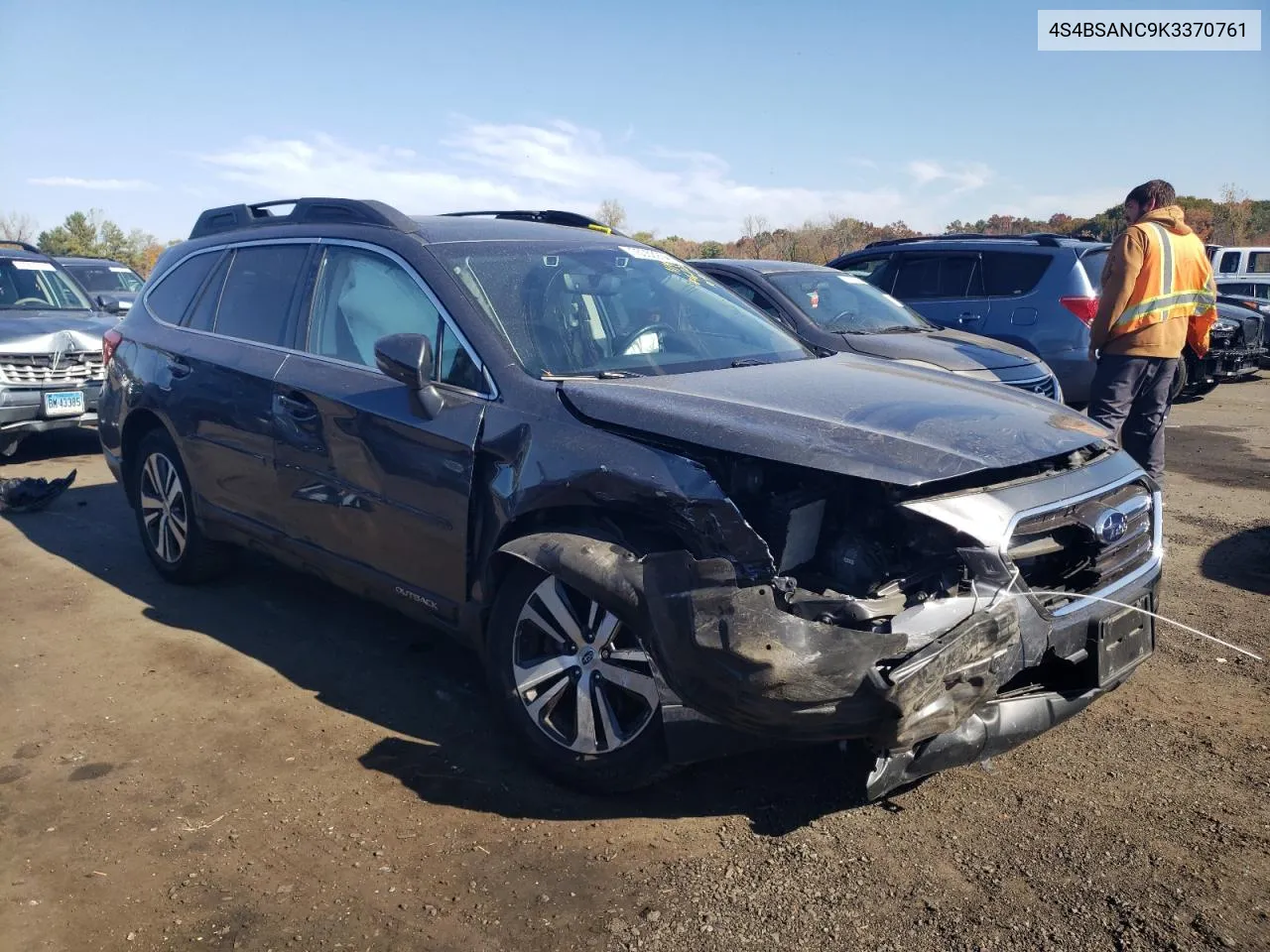 2019 Subaru Outback 2.5I Limited VIN: 4S4BSANC9K3370761 Lot: 76053954