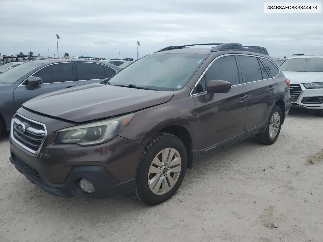 2019 Subaru Outback 2.5I Premium VIN: 4S4BSAFC8K3344473 Lot: 76347664