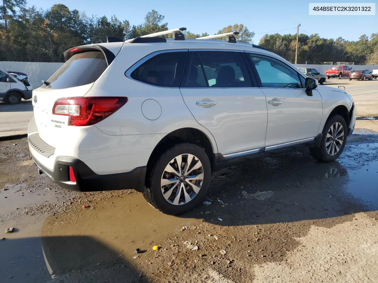 2019 Subaru Outback Touring VIN: 4S4BSETC2K3201322 Lot: 77828514