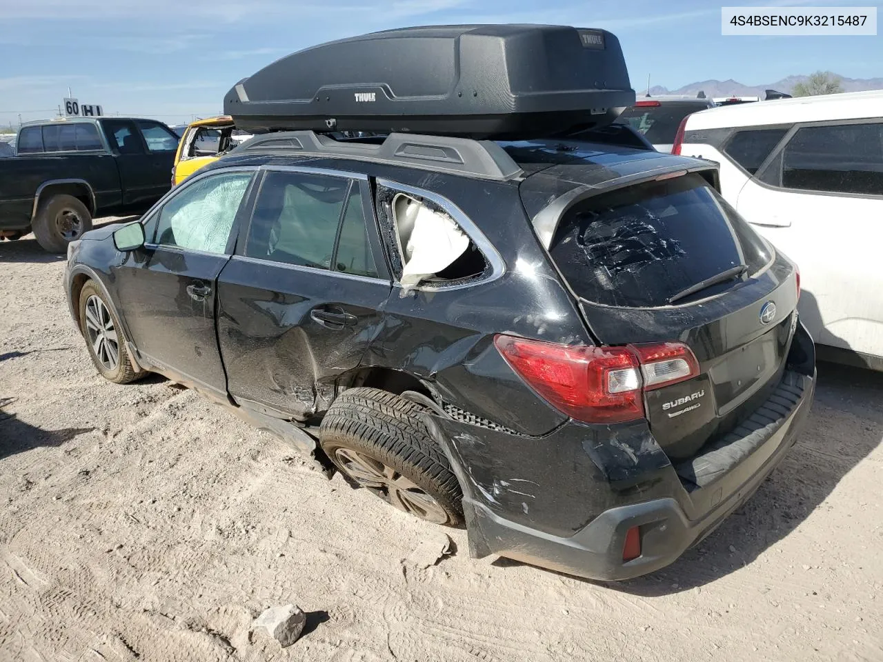 2019 Subaru Outback 3.6R Limited VIN: 4S4BSENC9K3215487 Lot: 78291954