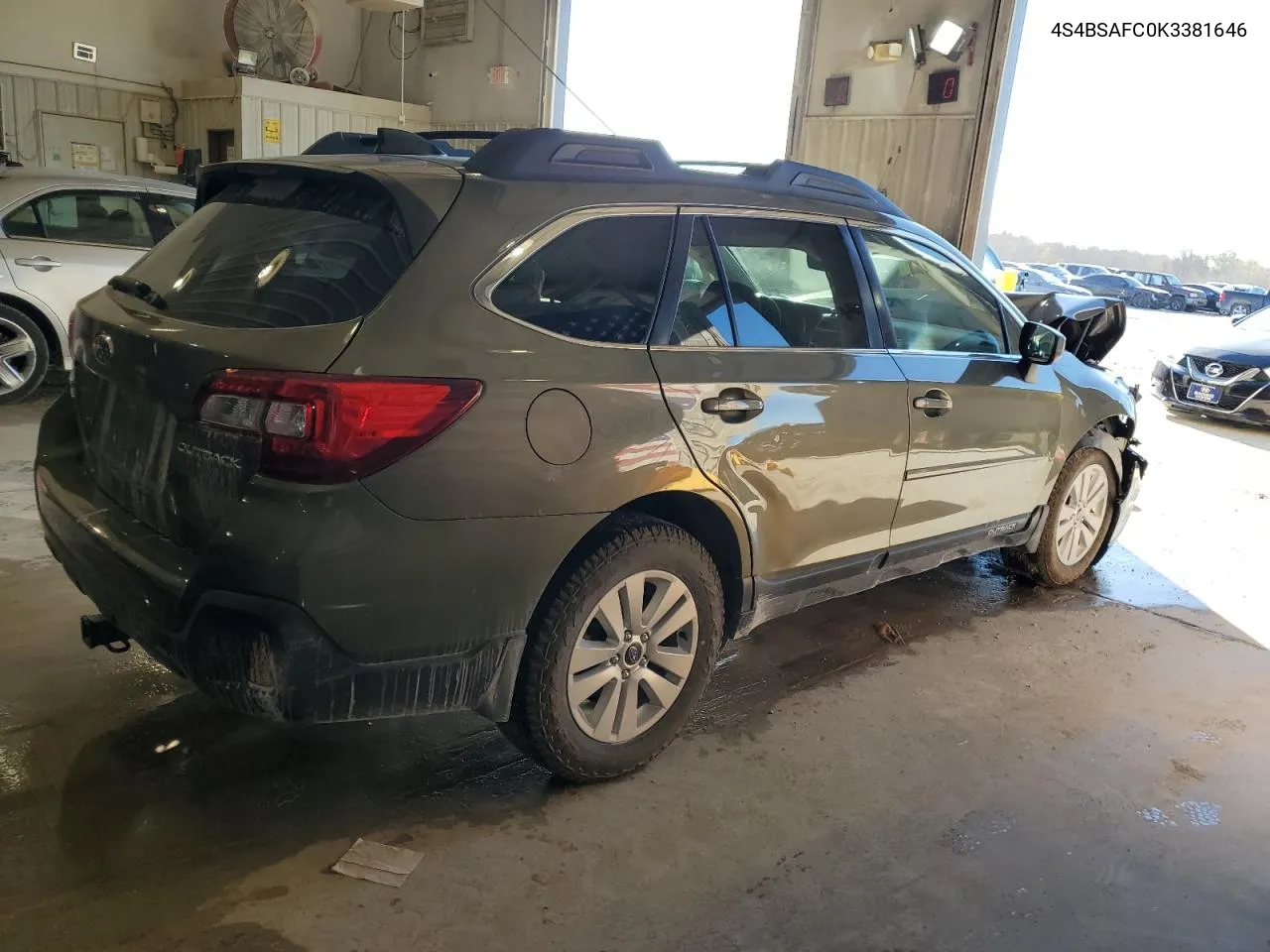 2019 Subaru Outback 2.5I Premium VIN: 4S4BSAFC0K3381646 Lot: 78713054