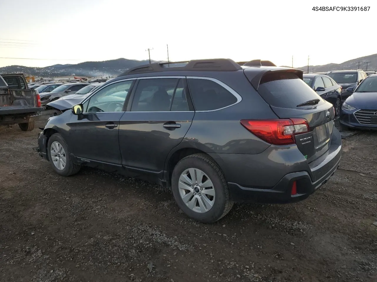 2019 Subaru Outback 2.5I Premium VIN: 4S4BSAFC9K3391687 Lot: 78908924