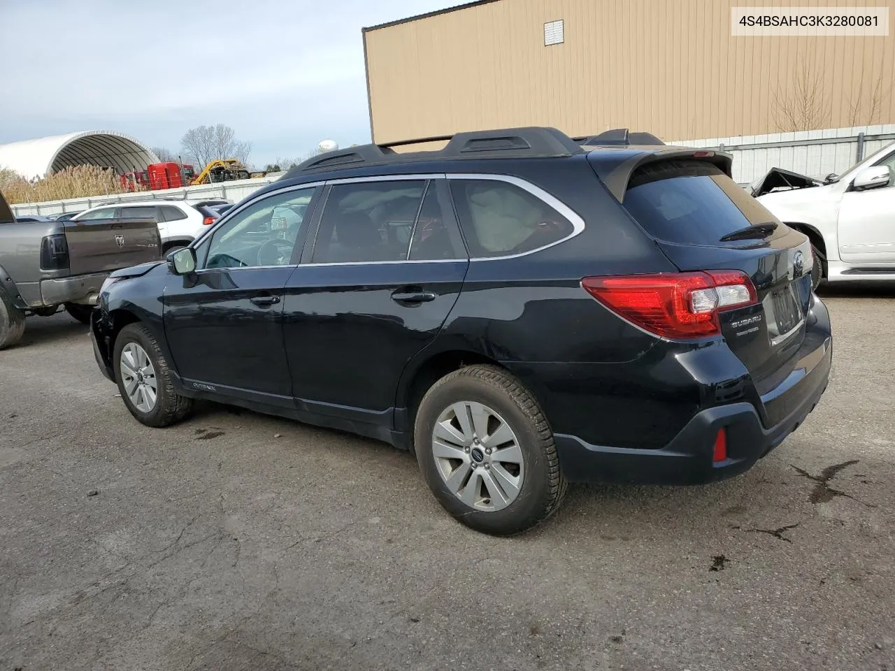 2019 Subaru Outback 2.5I Premium VIN: 4S4BSAHC3K3280081 Lot: 79218204