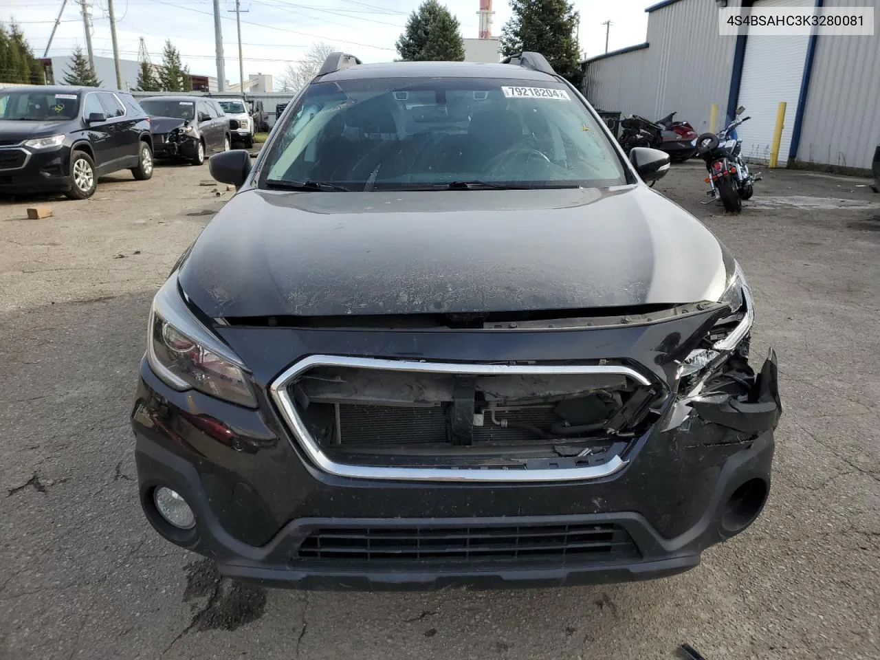 2019 Subaru Outback 2.5I Premium VIN: 4S4BSAHC3K3280081 Lot: 79218204