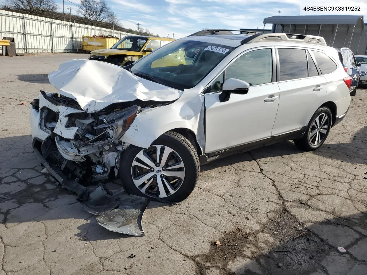 2019 Subaru Outback 3.6R Limited VIN: 4S4BSENC9K3319252 Lot: 79272124