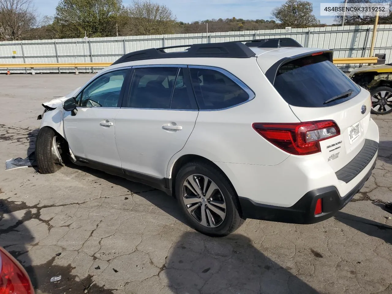 2019 Subaru Outback 3.6R Limited VIN: 4S4BSENC9K3319252 Lot: 79272124