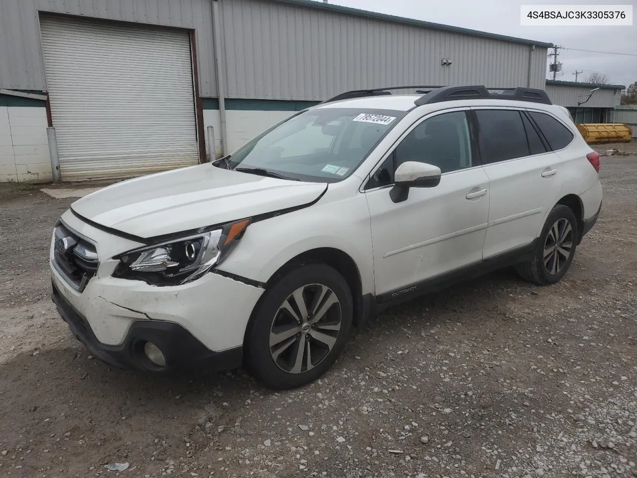 2019 Subaru Outback 2.5I Limited VIN: 4S4BSAJC3K3305376 Lot: 79572044