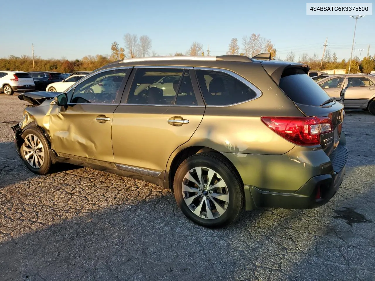 2019 Subaru Outback Touring VIN: 4S4BSATC6K3375600 Lot: 79832304