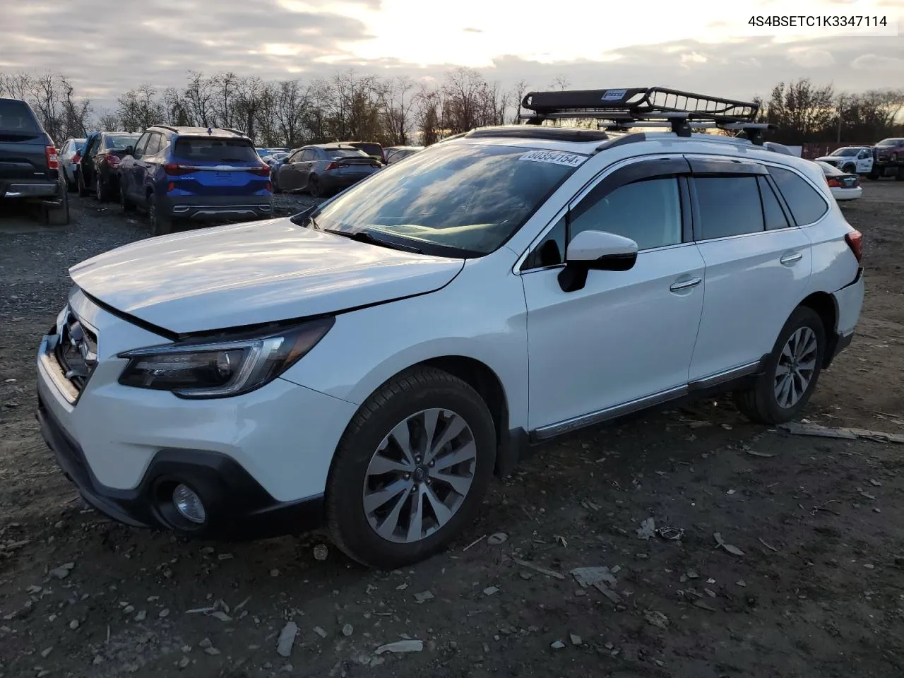 2019 Subaru Outback Touring VIN: 4S4BSETC1K3347114 Lot: 80354154