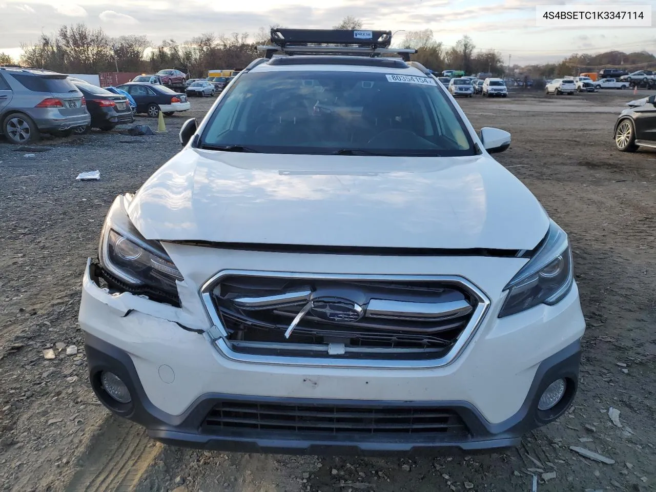 2019 Subaru Outback Touring VIN: 4S4BSETC1K3347114 Lot: 80354154