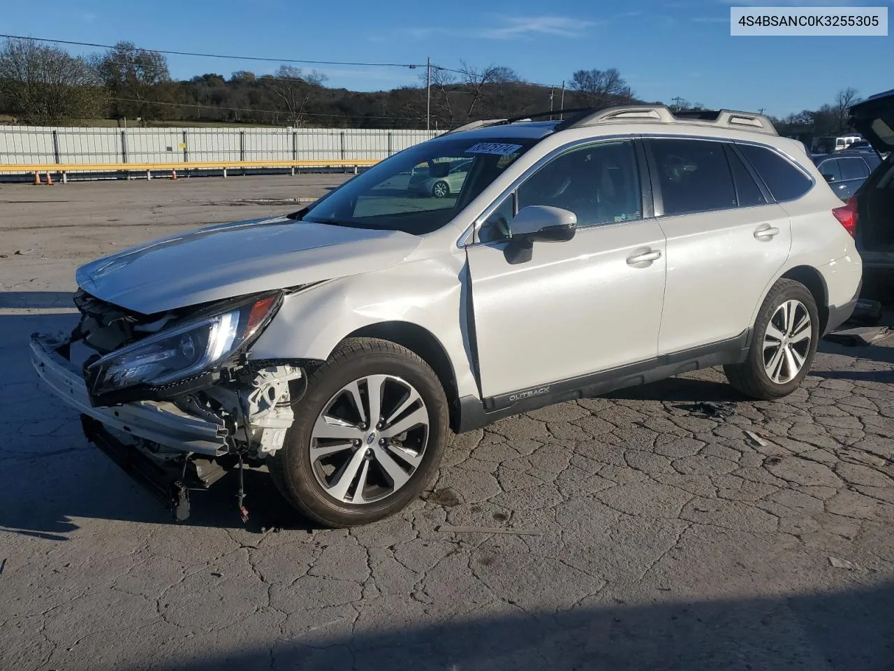 2019 Subaru Outback 2.5I Limited VIN: 4S4BSANC0K3255305 Lot: 80475174