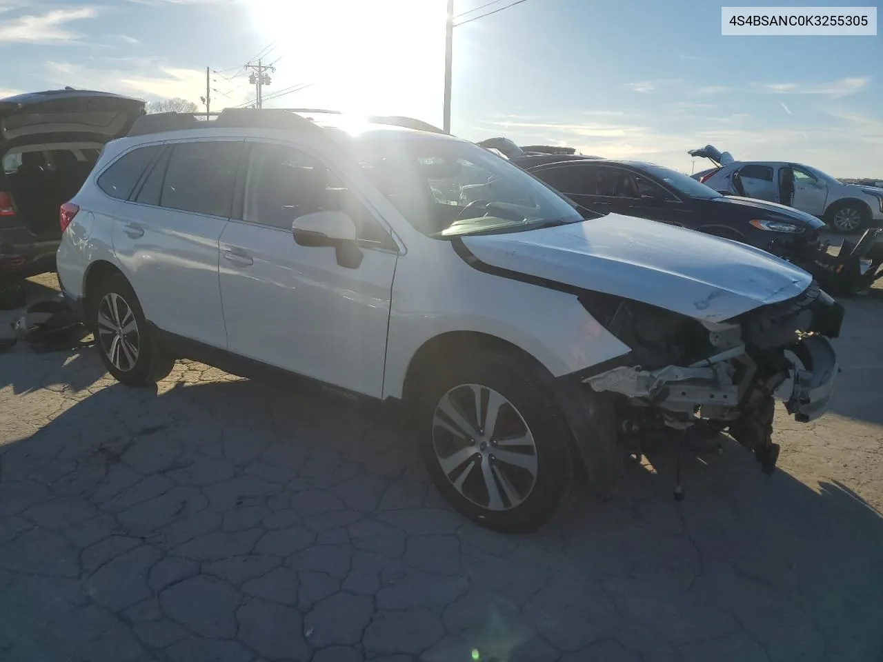 2019 Subaru Outback 2.5I Limited VIN: 4S4BSANC0K3255305 Lot: 80475174