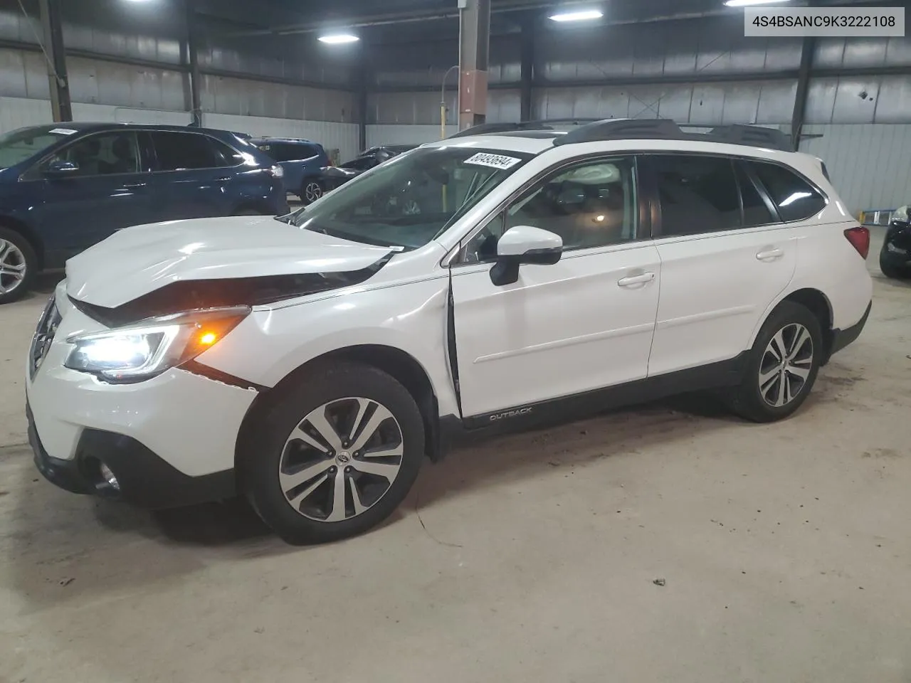 2019 Subaru Outback 2.5I Limited VIN: 4S4BSANC9K3222108 Lot: 80493694