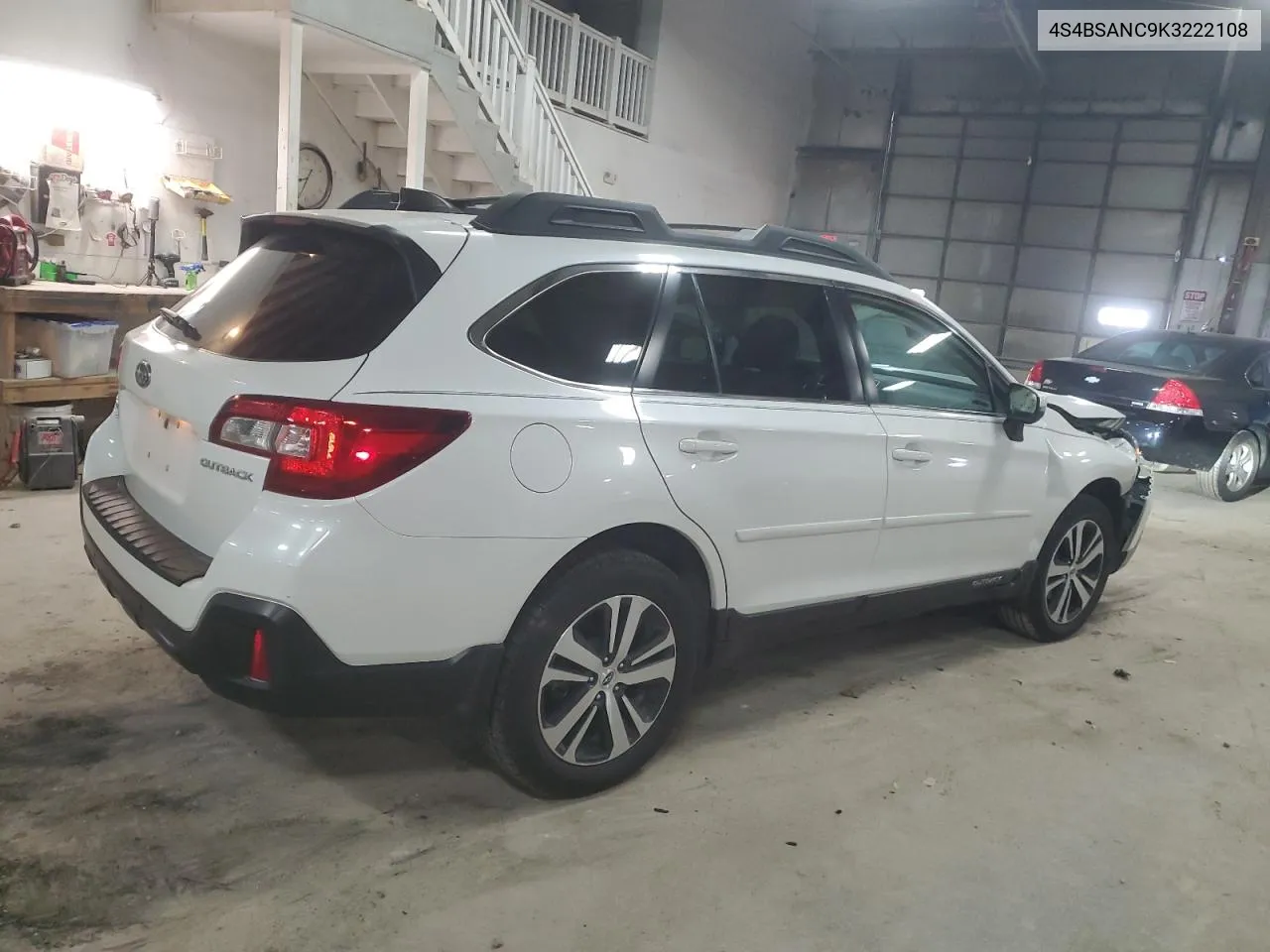 2019 Subaru Outback 2.5I Limited VIN: 4S4BSANC9K3222108 Lot: 80493694