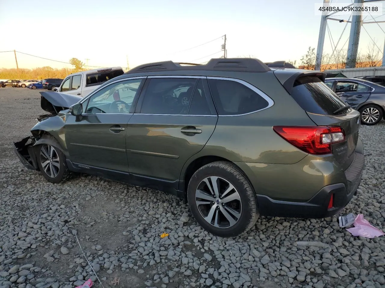 2019 Subaru Outback 2.5I Limited VIN: 4S4BSAJC9K3265188 Lot: 80662584