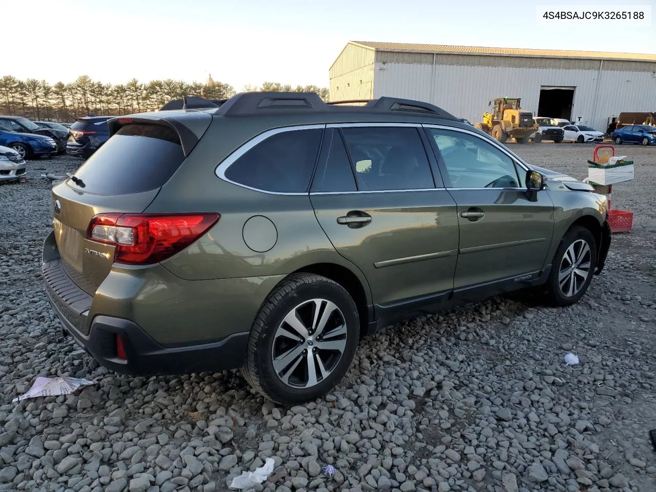 2019 Subaru Outback 2.5I Limited VIN: 4S4BSAJC9K3265188 Lot: 80662584