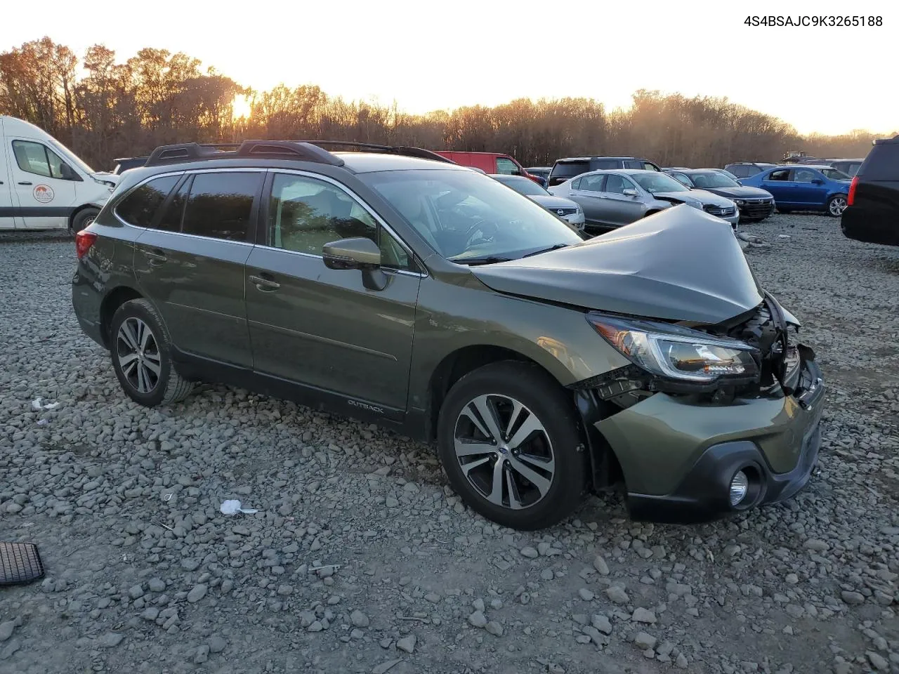 2019 Subaru Outback 2.5I Limited VIN: 4S4BSAJC9K3265188 Lot: 80662584