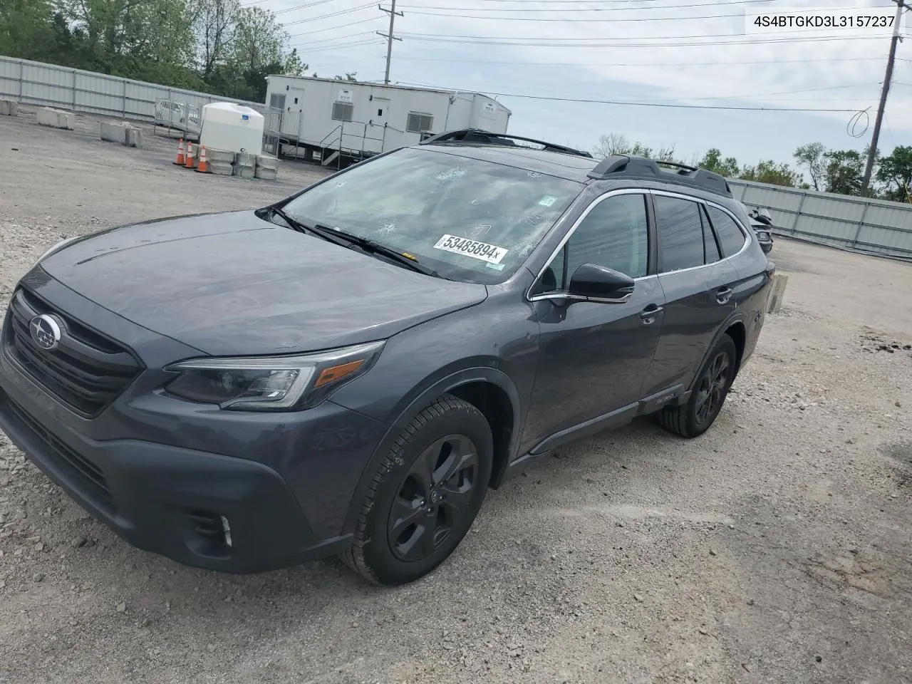 4S4BTGKD3L3157237 2020 Subaru Outback Onyx Edition Xt