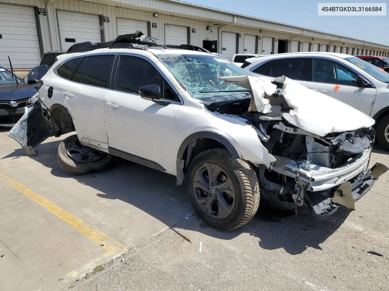 2020 Subaru Outback Onyx Edition Xt VIN: 4S4BTGKD3L3166584 Lot: 57920544