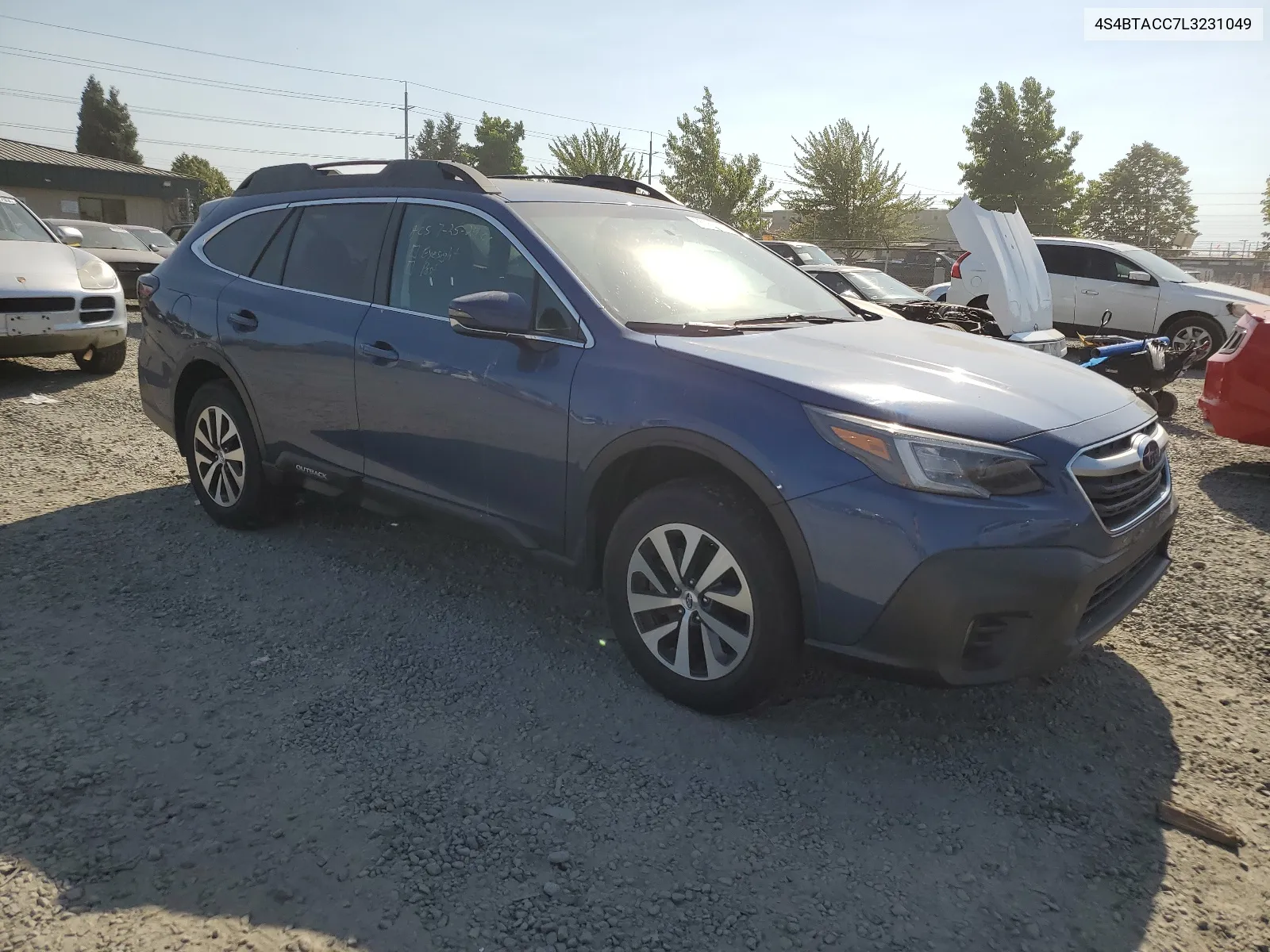 2020 Subaru Outback Premium VIN: 4S4BTACC7L3231049 Lot: 65753074