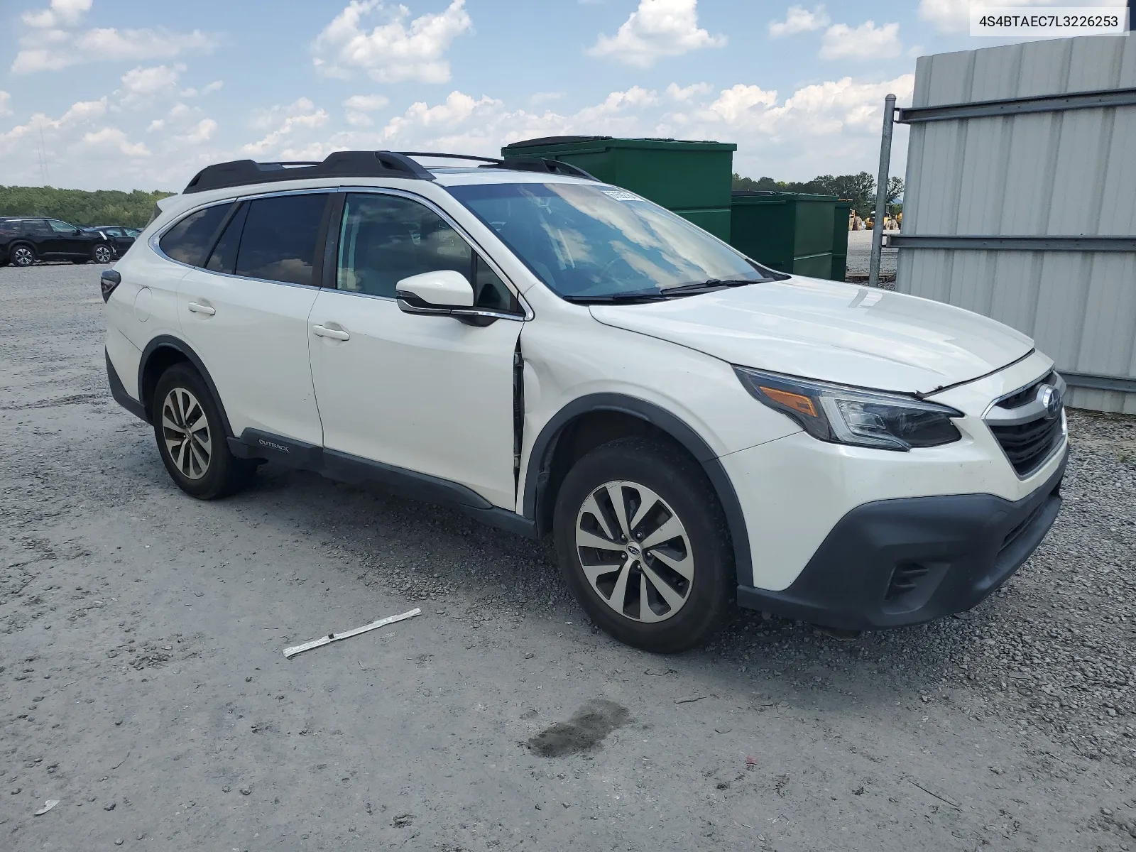 2020 Subaru Outback Premium VIN: 4S4BTAEC7L3226253 Lot: 67692784