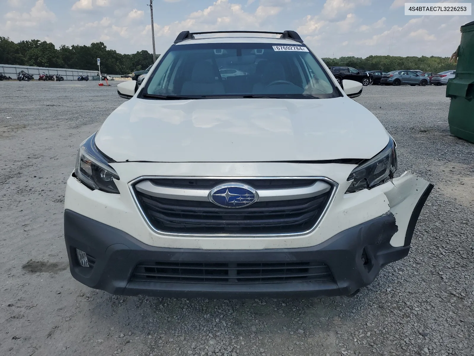 2020 Subaru Outback Premium VIN: 4S4BTAEC7L3226253 Lot: 67692784