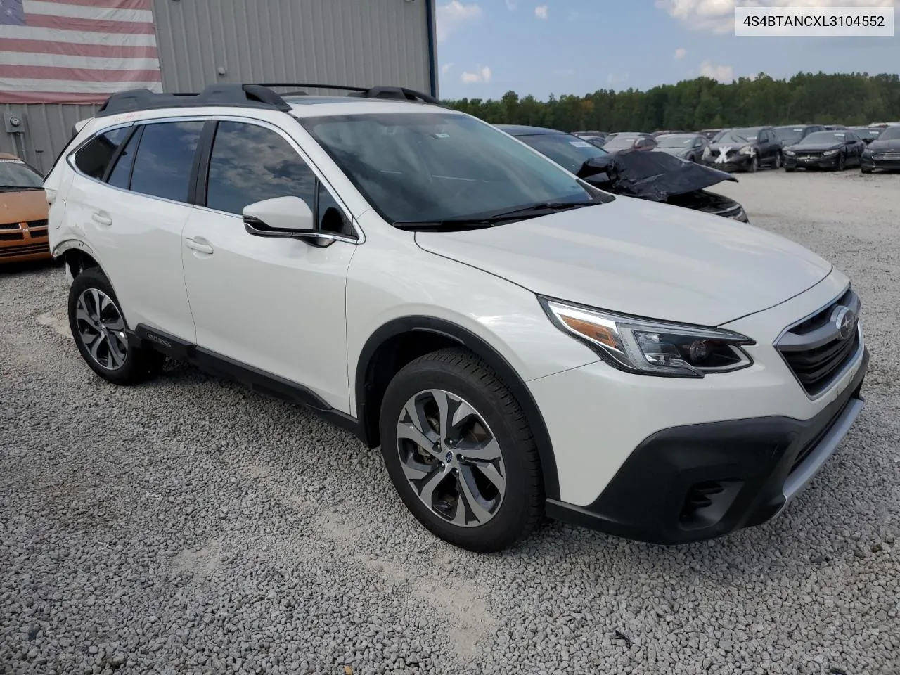 2020 Subaru Outback Limited VIN: 4S4BTANCXL3104552 Lot: 69700534