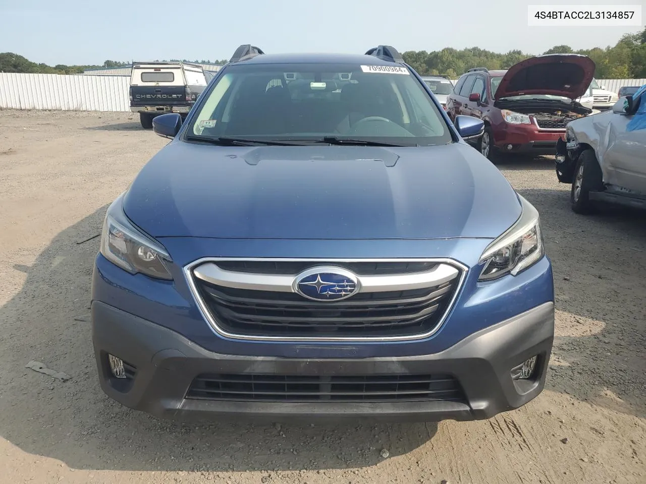 2020 Subaru Outback Premium VIN: 4S4BTACC2L3134857 Lot: 70900984